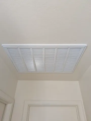 Clean AC return grille replacement completed in Gilbert
